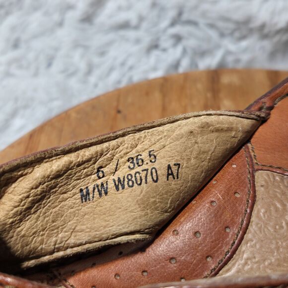 WINTER SALE Born Women 6/36.5 Retro Y2K Marisole Style Leather Open Heel Sandals - Picture 8 of 9